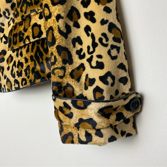 European Design, A Line, Leapard Blazer Size 10P - Picture 2 of 11